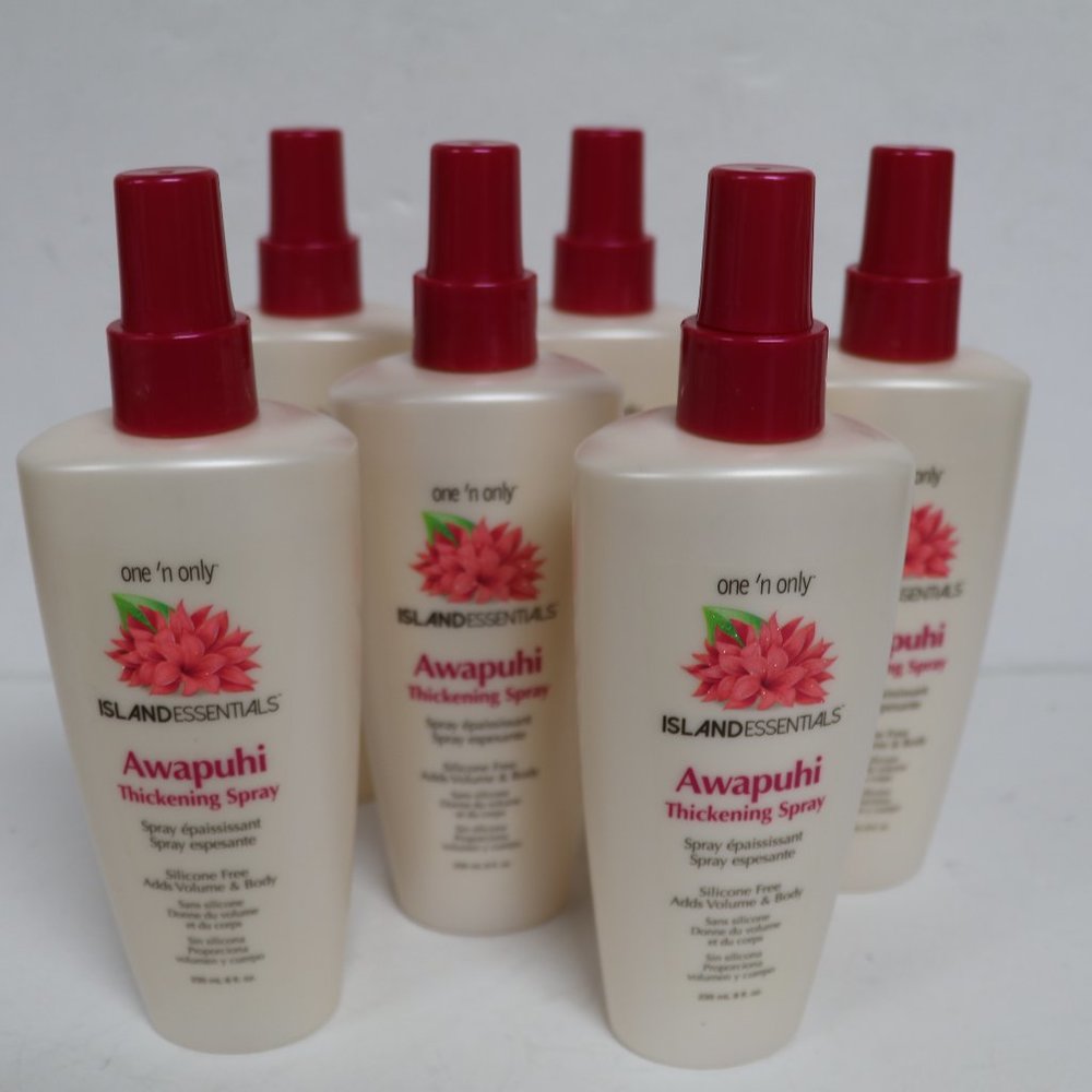 COPY - (6) LOT ONE 'N ONLY ISLAND ESSENTIALS AWAPUHI THICKENING SPRAY AD…